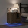 vidaXL Nachttisch 2 pcs Artisan-Eiche 50 x 34,5 x 50 cm Holzwerkstoff