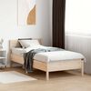 vidaXL Massivholzbett ohne Matratze 75x190 cm Kiefernholz