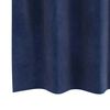 vidaXL Verdunkelungsvorh&auml;nge 2 pcs Dunkelblau 140 x 140 cm Samt