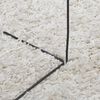vidaXL Teppich Shaggy Hochflor Modern Creme &Oslash; 240 cm