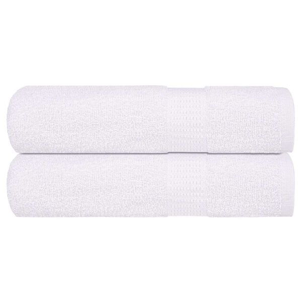vidaXL Handt&uuml;cher FROGN 2 Stk. Wei&szlig; 50x100 cm 360 g/m&sup2;