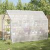 vidaXL Plane mit &Ouml;sen Transparent 3 x 4 m Polyethylen