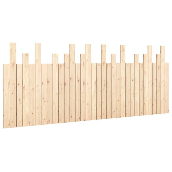 vidaXL Wand-Kopfteil 204x3x80 cm Massivholz Kiefer