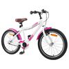 vidaXL Kinderfahrrad 24 Zoll f&uuml;r 8-12 Jahre alt Rosa