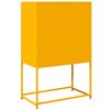 vidaXL Highboard Senfgelb 68x39x107 cm Stahl