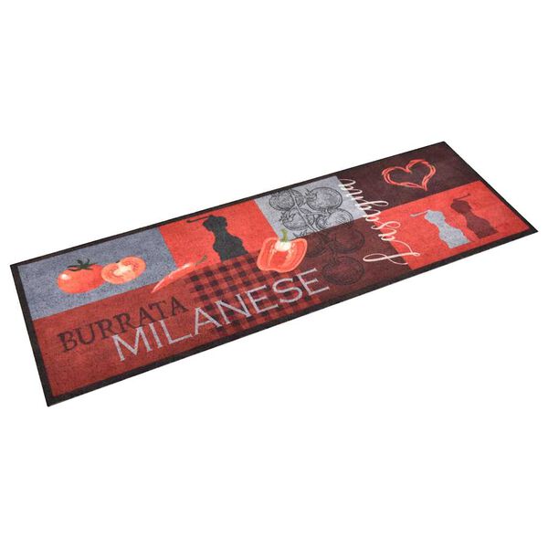 vidaXL K&uuml;chenteppich Waschbar Tomaten 45x150 cm