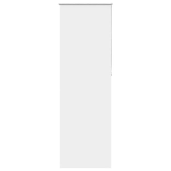 vidaXL Verdunkelungsrollo Wei&szlig; 85x210cm Stoffbreite 80,7 cm Polyester