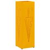 vidaXL Regenschirmst&auml;nder mit Speicher Senf 15,5 x 15,5 x 49 cm Stahl