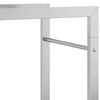 vidaXL Brennholzregal 80x28x86 cm Edelstahl