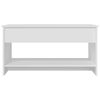 vidaXL Couchtisch Wei&szlig; 102x50x52,5 cm Holzwerkstoff