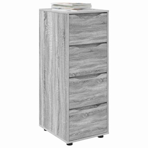 vidaXL Aufbewahrungsschrank Graues Sonoma 40 x 48 x 105 cm