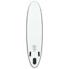 vidaXL Aufblasbares Stand Up Paddle Board Set Schwarz und Weiß