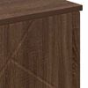 vidaXL Badezimmerschrank mit T&uuml;r Braun Eichen-Optik 60 x 35 x 80 cm