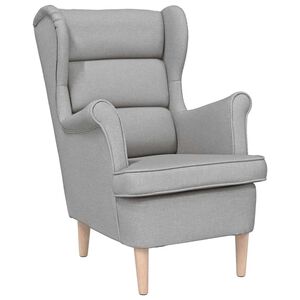 vidaXL Sessel Wolkengrau 74x84x100 cm Stoff