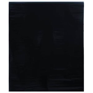 vidaXL Fensterfolie Statisch Matt Schwarz 60x500 cm PVC