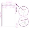 vidaXL Verdunkelungsrollo Grau 125x150cm Stoffbreite 121,6cm Polyester