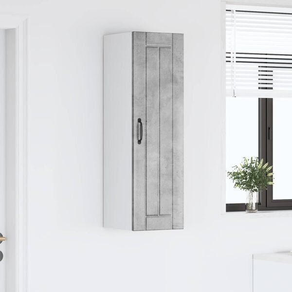 vidaXL K&uuml;chenschrank Beton Grau 30 x 31 x 100 cm Holzwerkstoff