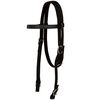 vidaXL Western-Sattel, Halfter & Brustblatt Echtleder 12" Schwarz