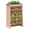 vidaXL Vertikalbeet mit 6 F&auml;chern 69x40x101,5 cm Massivholz Douglasie