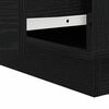 vidaXL Nachttisch Schwarz Eichen-Optik 39 x 34,5 x 50 cm Holzwerkstoff