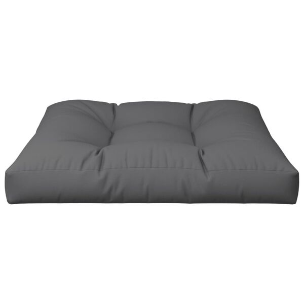 vidaXL Palettenkissen Anthrazit 80x80x12 cm Stoff