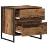 vidaXL Nachttisch Altholz 50 x 39,5 x 50 cm Holzwerkstoff