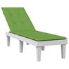 vidaXL Liegestuhl-Auflage Melange Gr&uuml;n (75+105) x 50 x 4 cm Stoff