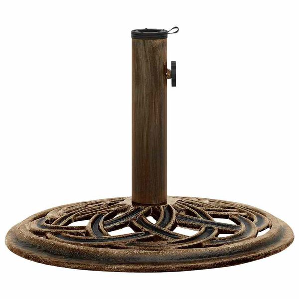 vidaXL Sonnenschirmst&auml;nder Bronzen 44x44x31 cm Gusseisen