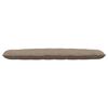 vidaXL R&uuml;ckenkissen Taupe 200 x 50 cm Mikrofaserstoff