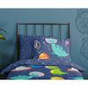 Good Morning Kinder-Bettw&auml;sche-Set DINOSPACE 140x200/220 cm Mehrfarbig