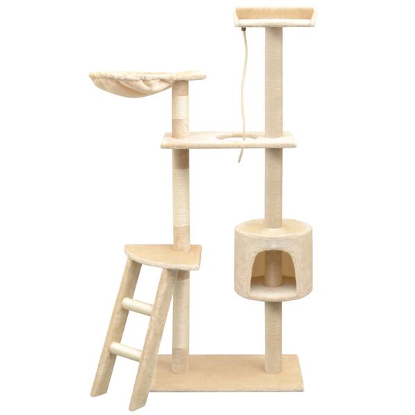 vidaXL Katzen-Kratzbaum Sisal 150 cm Beige