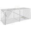 vidaXL Tierfalle 64,5 x 25 x 26,5 cm Verzinktes Eisen