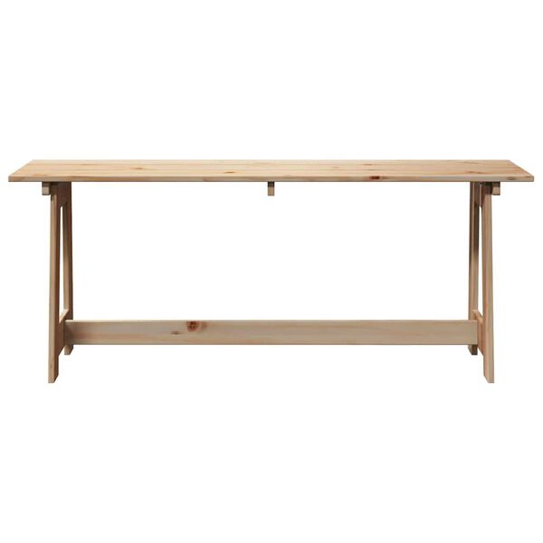 vidaXL Bank Outdoor Natur 119 x 47 x 35 cm Massives Kiefernholz