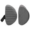 vidaXL Kopfkissen mit Kissen Verstellbar 2 pcs Grau 4D Mesh