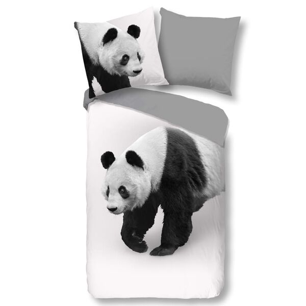 Pure Bettw&auml;sche-Set PANDA 135x200 cm