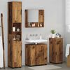 vidaXL Badezimmerm&ouml;bel-Set 4 pcs Altholz Holzwerkstoff & Metall
