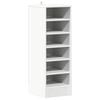 vidaXL Schuhschrank Wei&szlig; 31,5x35x90 cm Holzwerkstoff