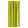 vidaXL Verdunkelungs-Vorh&auml;nge mit Ringen 2 pcs Gr&uuml;n 175 x 140 cm
