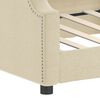 vidaXL Tagesbett Creme 100x200 cm Stoff