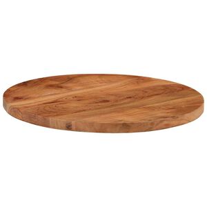 vidaXL Tischplatte &Oslash;40x2,5 cm Rund Massivholz Akazie