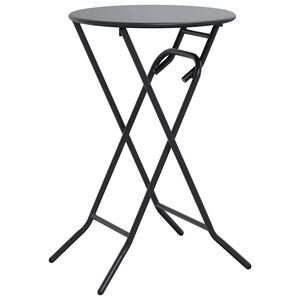 vidaXL Gartentisch Anthrazit 50 x 50 x 72 cm Metall