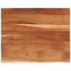 vidaXL Schreibtischplatte 110x80x3,8 cm Massivholz Akazie Baumkante