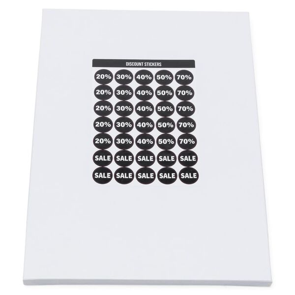 rillprint Rabatt-Aufkleber Sortiment 10 B&ouml;gen x 5 Boxen