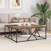 vidaXL Couchtisch Altholz 100 x 100 x 40 cm Holzwerkstoff