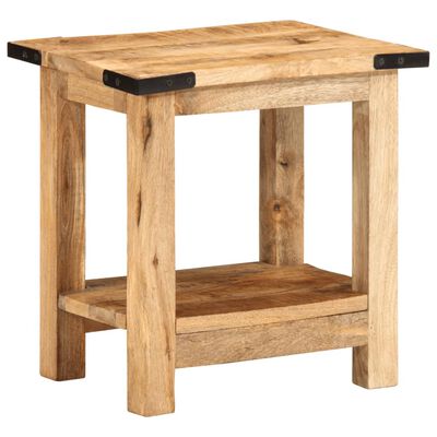 vidaXL Beistelltisch 40x30x40 cm Raues Massivholz Mango