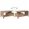 vidaXL Couchtisch Artisan-Eiche 90 x 49 x 45 cm Holzwerkstoff