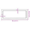 vidaXL Wandregal Hellbraun 80x30x(2-6) cm Massivholz Eiche Behandelt