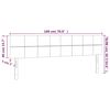 vidaXL Kopfteile 2 Stk. Dunkelgr&uuml;n 90x5x78/88 cm Samt