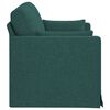 vidaXL Sofa 120cm Dunkelgr&uuml;n Metall