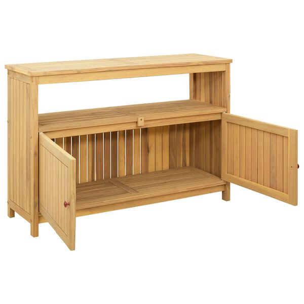 vidaXL Garten-Konsolentisch 110x35x75 cm Massivholz Akazie
